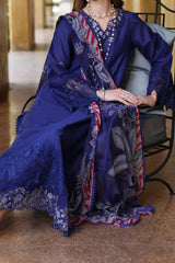 Eid Luxe Printkari By Noor Saadia Asad Unstitched 3 Piece Emb Lawn Collection'2024-D-12