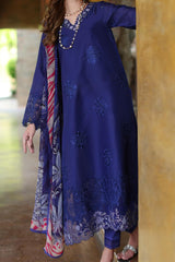 Eid Luxe Printkari By Noor Saadia Asad Unstitched 3 Piece Emb Lawn Collection'2024-D-12