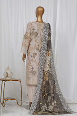 Sada Bahar Stitched 3 Piece Laser Cutwork Chikankari Vol-01 Collection'2024-D-18-A-Skin
