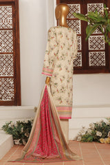 Sada Bahar Stitched 3 Piece Emb Summer Lawn Collection'2024-D-2122-Skin
