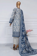 Sada Bahar Stitched 3 Piece Printed Lawn Vol-02 Collection'2025-PR-9493-Off White