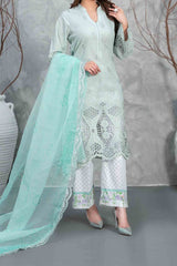 Rayleah By Tawakkal Unstitched 3 Piece Emb Schiffli Lawn Collection'2024-D-2929