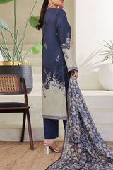 Aizal Stitched 3 Piece Printed Lawn Collection'2025-A-P-656-BLUE