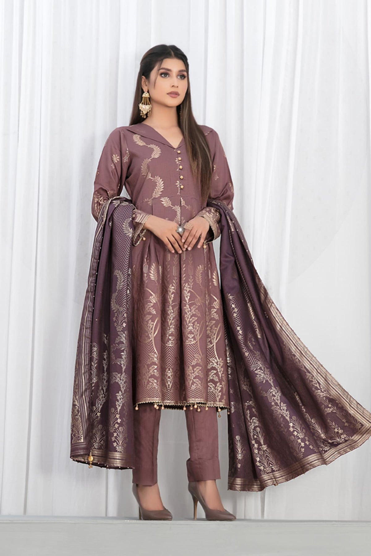 Esma by Tawakkal Unstitched 3 Piece Viscose Stable Banarsi Collection'2022-E-8139