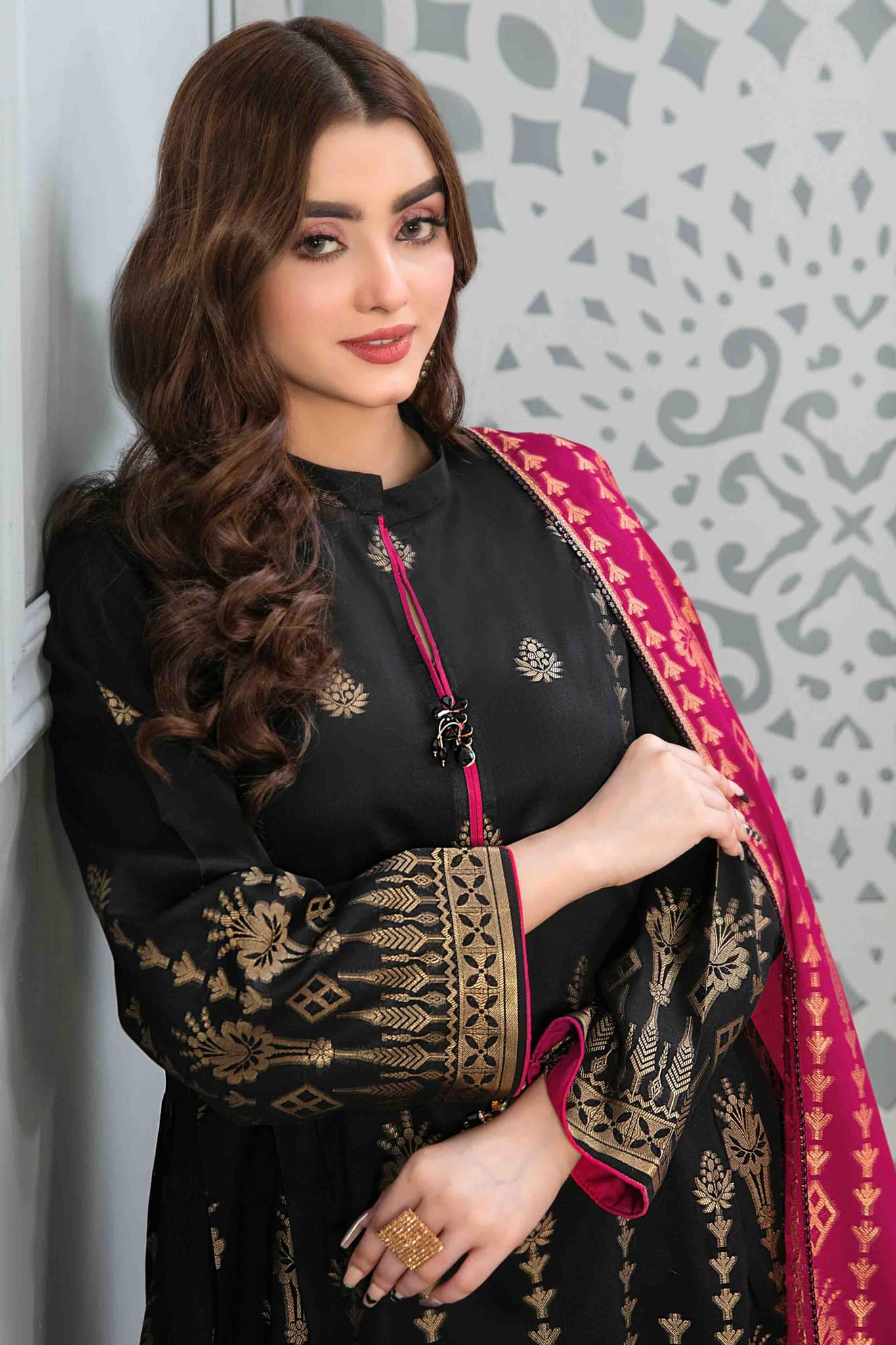 Charmaine by Tawakkal Unstitched 3 Piece Banarsi Lawn Collection'2023-CB-8611
