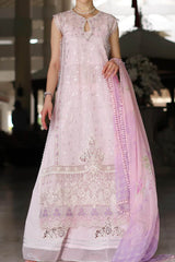 Noor By Saadia Asad Unstitched 3 Piece Luxury Chikankari Lawn'2024-D-11-A