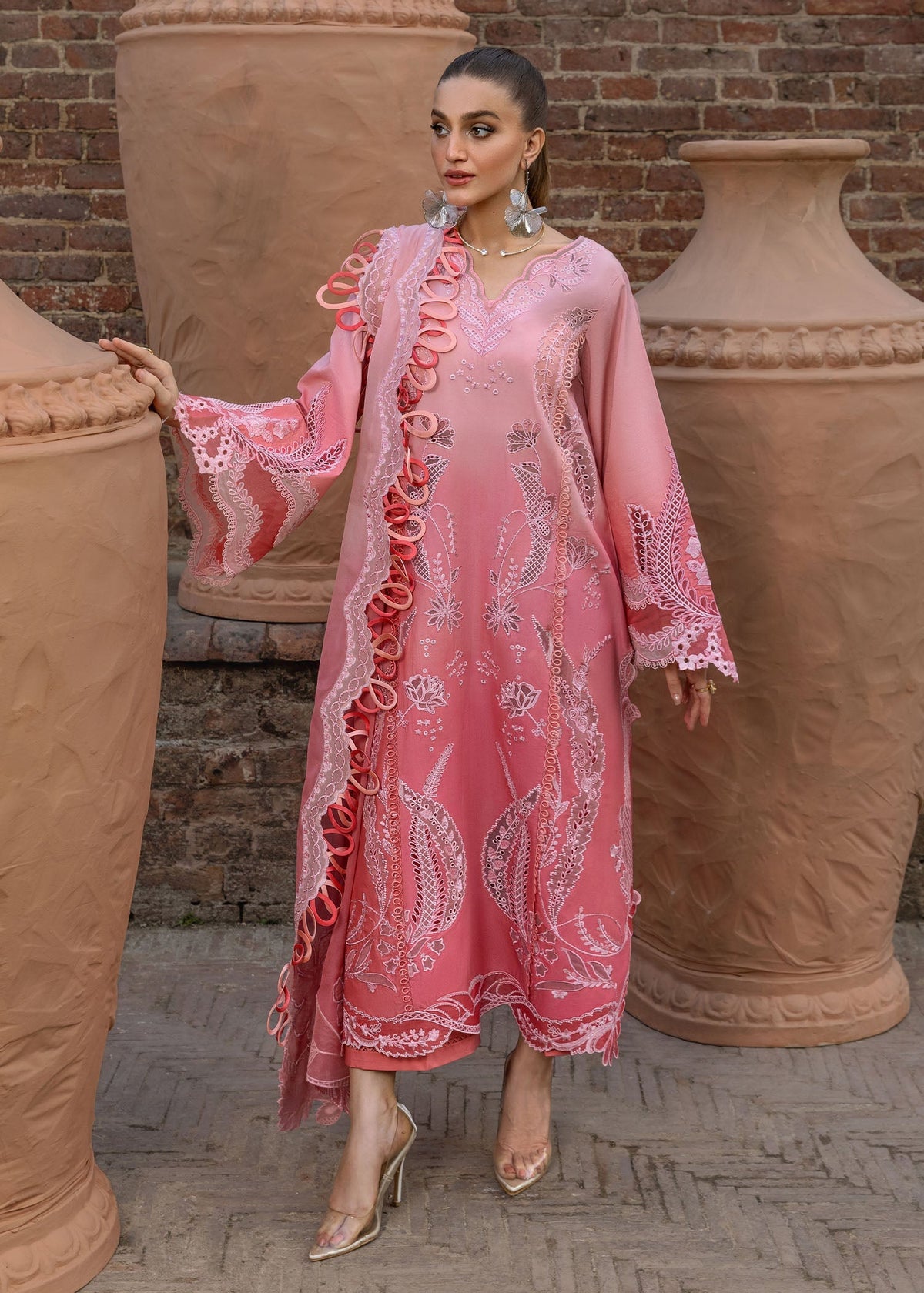 Tasawar By Crimson Unstitched 3 Piece Luxury Lawn Collection'2025-D-01-B-All Things Ombre