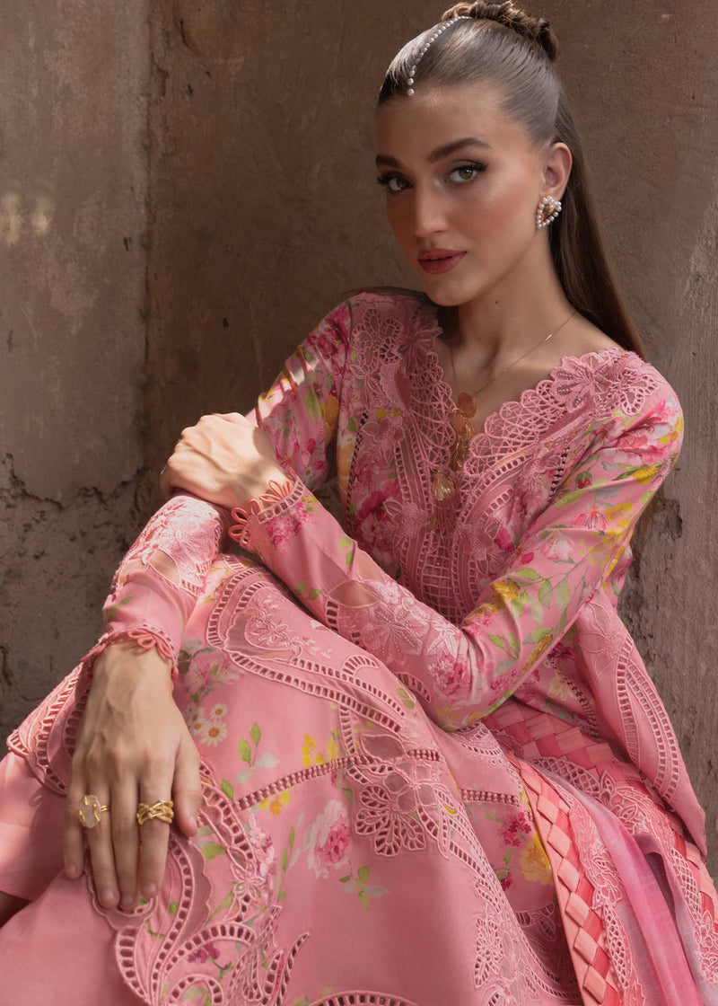Tasawar By Crimson Unstitched 3 Piece Luxury Lawn Collection'2025-D-02-A-Petals And Promises