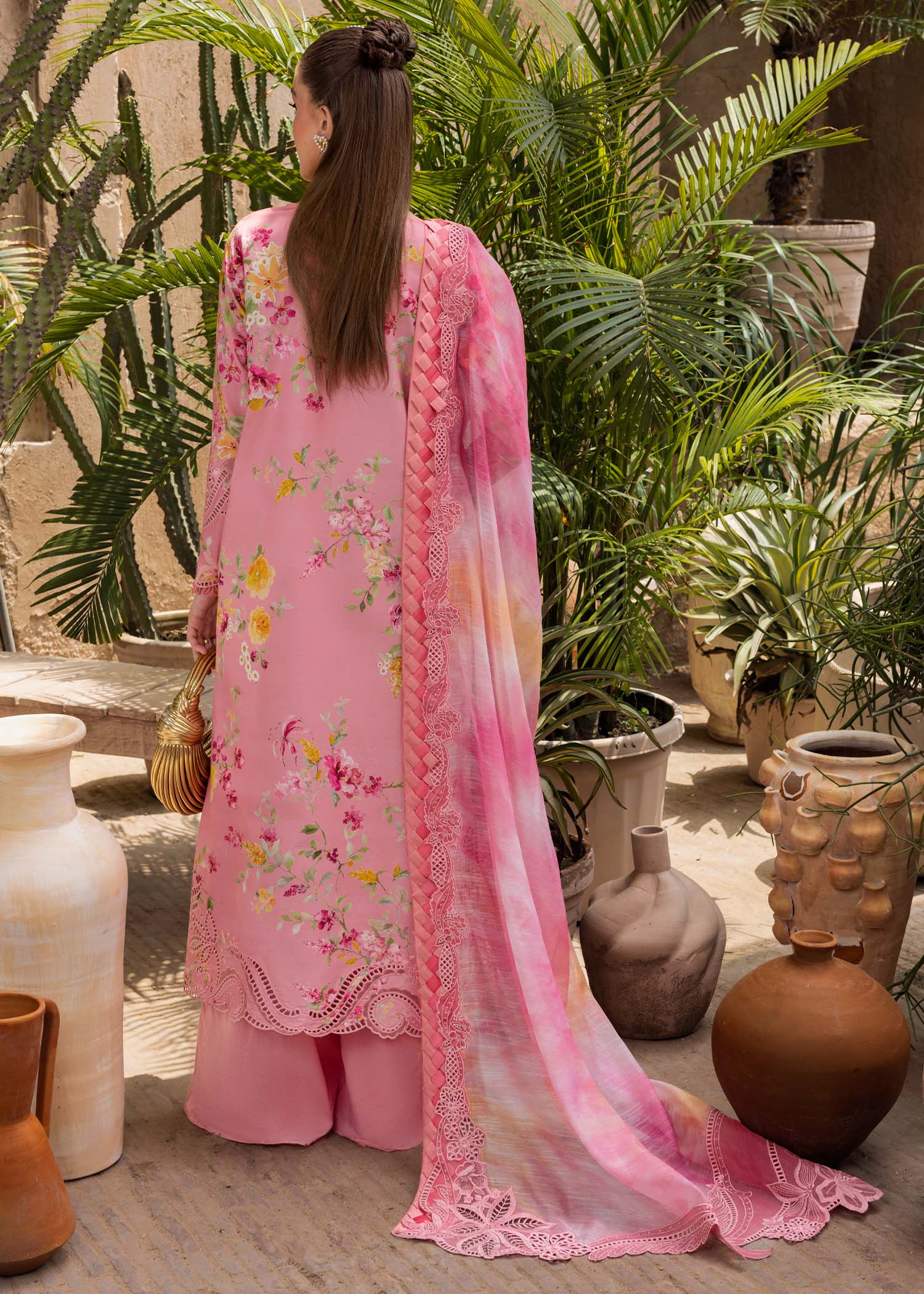Tasawar By Crimson Unstitched 3 Piece Luxury Lawn Collection'2025-D-02-A-Petals And Promises