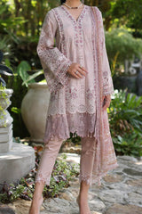 Noor By Saadia Asad Unstitched 3 Piece Luxury Chikankari Lawn'2024-D-03-A