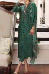 Noor By Saadia Asad Unstitched 3 Piece Luxury Chikankari Lawn'2024-D-04-A
