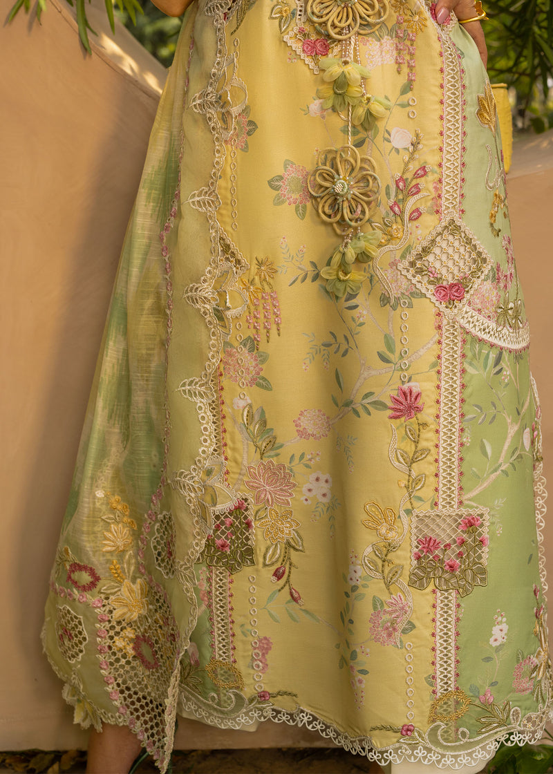 Tasawar By Crimson Unstitched 3 Piece Luxury Lawn Collection'2025-D-04-A-Bonjour And Bloom