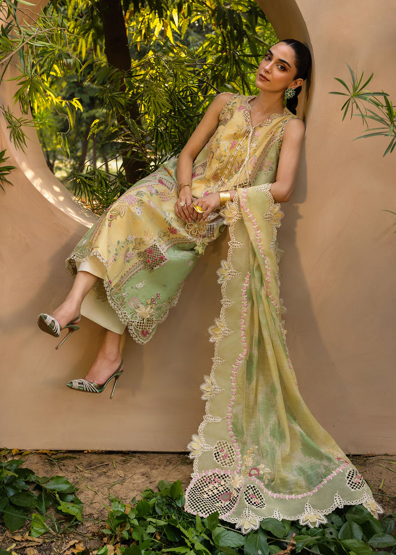 Tasawar By Crimson Unstitched 3 Piece Luxury Lawn Collection'2025-D-04-A-Bonjour And Bloom