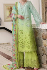 Noor By Saadia Asad Unstitched 3 Piece Luxury Chikankari Lawn'2024-D-05-A