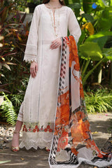 Noor By Saadia Asad Unstitched 3 Piece Luxury Chikankari Lawn'2024-D-06-B