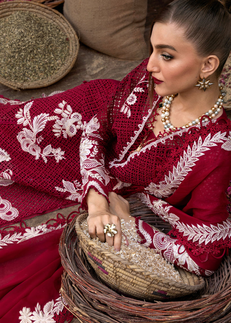 Tasawar By Crimson Unstitched 3 Piece Luxury Lawn Collection'2025-D-06-A-One True Love