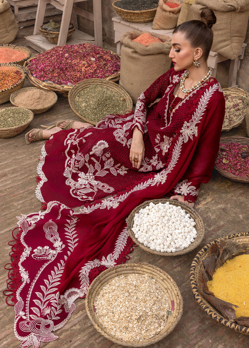 Tasawar By Crimson Unstitched 3 Piece Luxury Lawn Collection'2025-D-06-A-One True Love