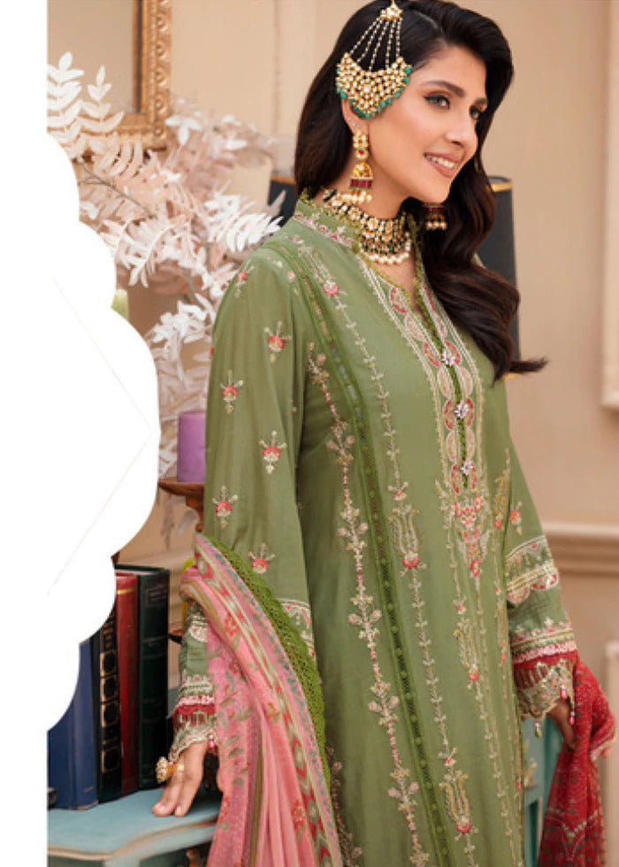 Noor by Sadia Asad Unstitched Eid Laserkari Lawn Collection'2022-D-07