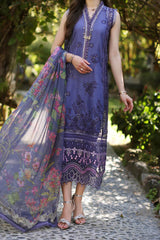 Noor By Saadia Asad Unstitched 3 Piece Luxury Chikankari Lawn'2024-D-08-A