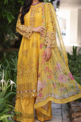 Noor By Saadia Asad Unstitched 3 Piece Luxury Chikankari Lawn'2024-D-08-B
