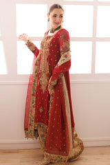 Dastan E Jashan By Charizma Unstitched 3 Piece Premium Chiffon Limited Edition Collection'2025-DJ5-05