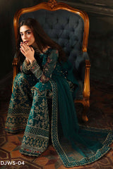 Dastan E Jashan By Charizma Unstitched 3 Piece Chiffon Limited Edition Vol-01 Collection'2025-DJW5-04