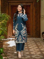 Tng By Md Stitched Collection-Neel Kamal (Navy Blue)