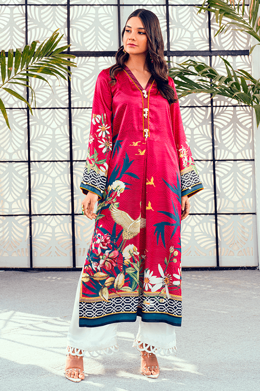 Flora By Zaaviay Stitched Geranium (One Piece)