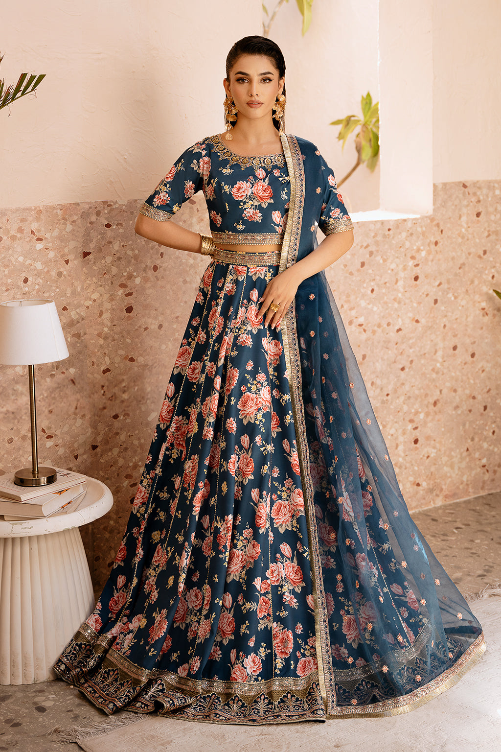 Zarposh Unstitched 3 Piece Formals Collection-Charmeuse