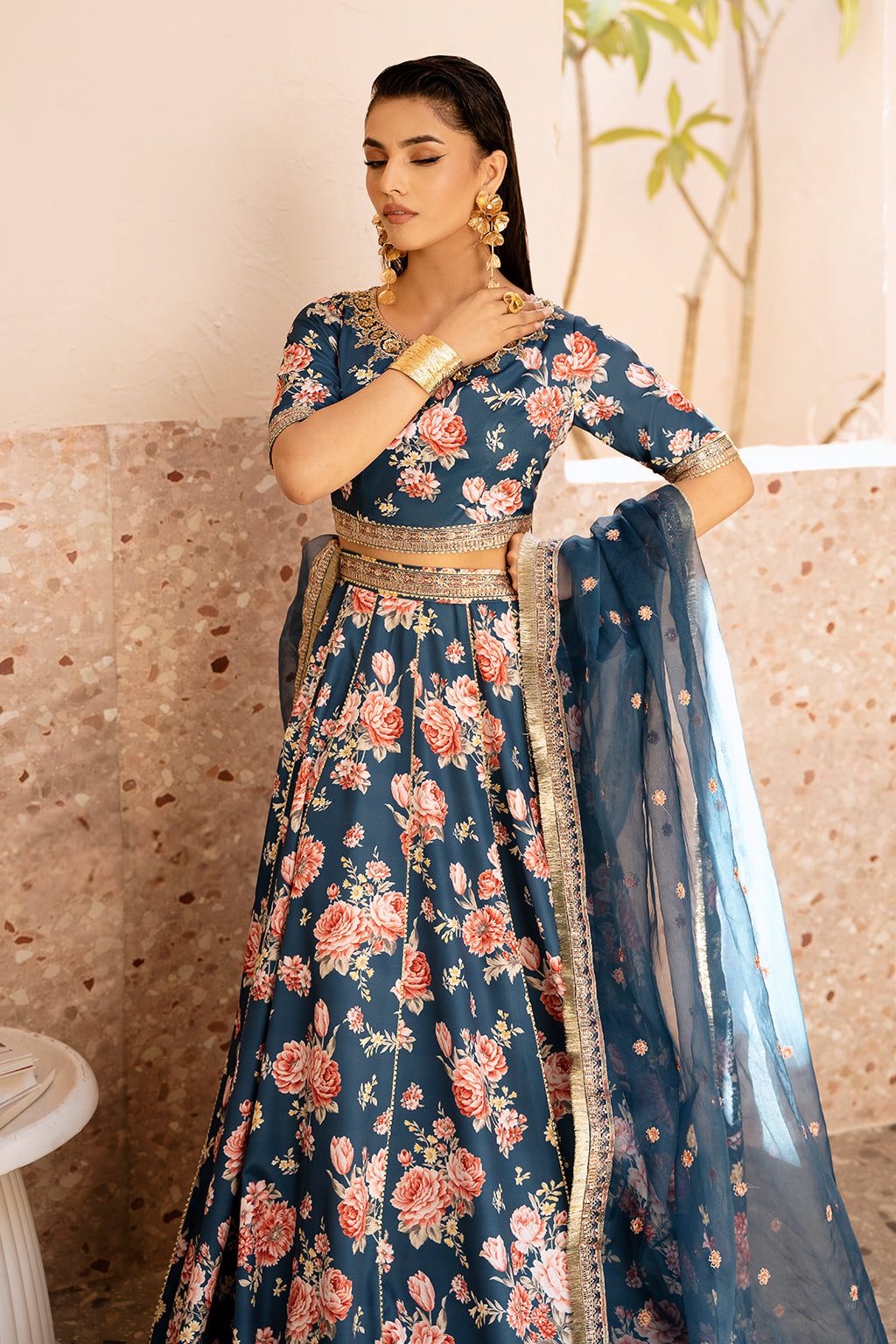 Zarposh Unstitched 3 Piece Formals Collection-Charmeuse