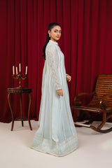 Manahils Stitched Formals Maxi-106-Ice Blue