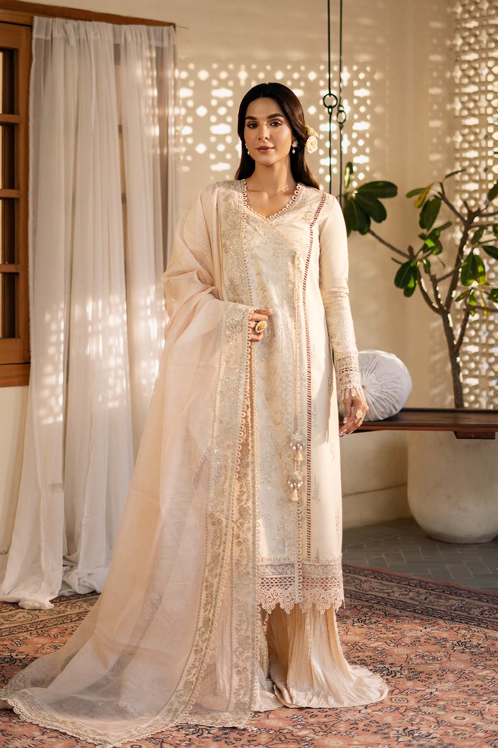 Zarposh Unstitched 3 Piece Lawn Collection-Mehmal
