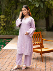 Tng By Md Stitched Collection-Banafshan (Lilac)