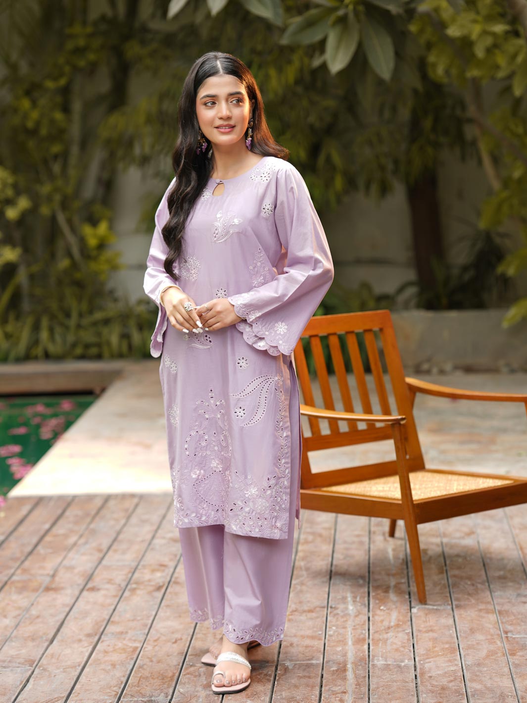 Tng By Md Stitched Collection-Banafshan (Lilac)