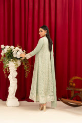 Manahils Stitched Formals K-113-Mint Green