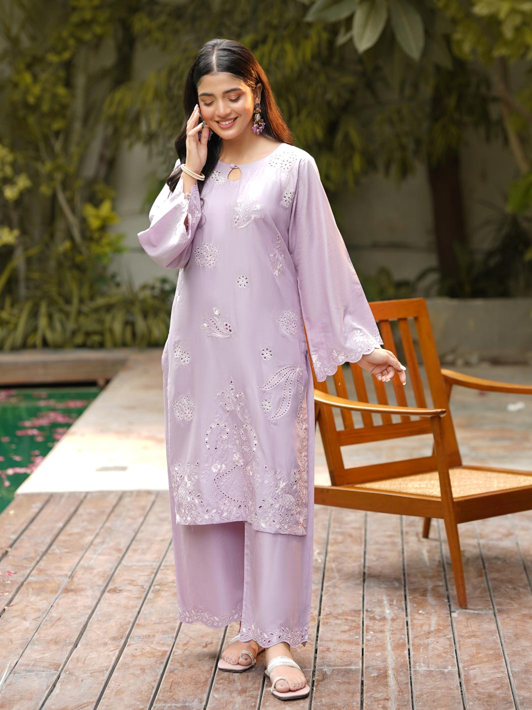 Tng By Md Stitched Collection-Banafshan (Lilac)