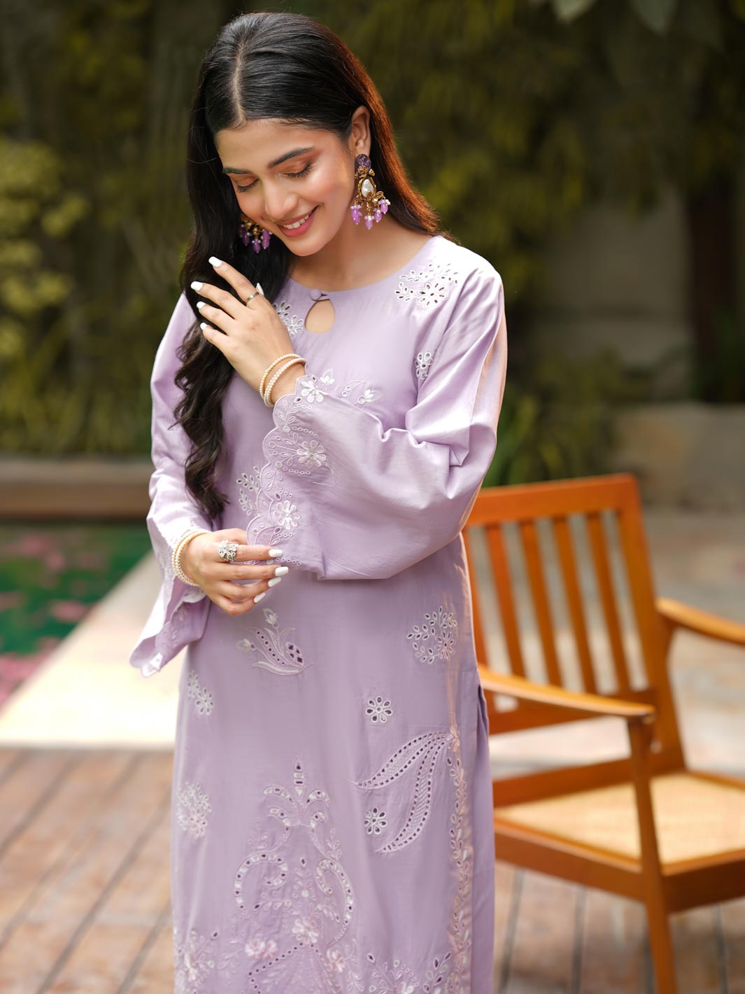 Tng By Md Stitched Collection-Banafshan (Lilac)