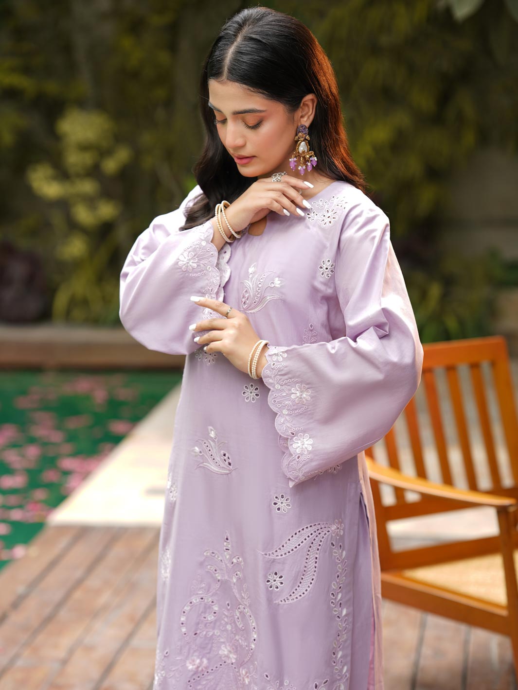 Tng By Md Stitched Collection-Banafshan (Lilac)