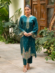 Tng By Md Stitched Collection-Zamrud (Teal)