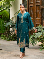 Tng By Md Stitched Collection-Zamrud (Teal)