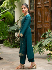 Tng By Md Stitched Collection-Zamrud (Teal)
