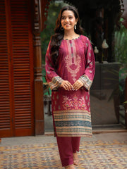 Tng By Md Stitched Collection-Zareen | 2 Piece |Printed | Maroon