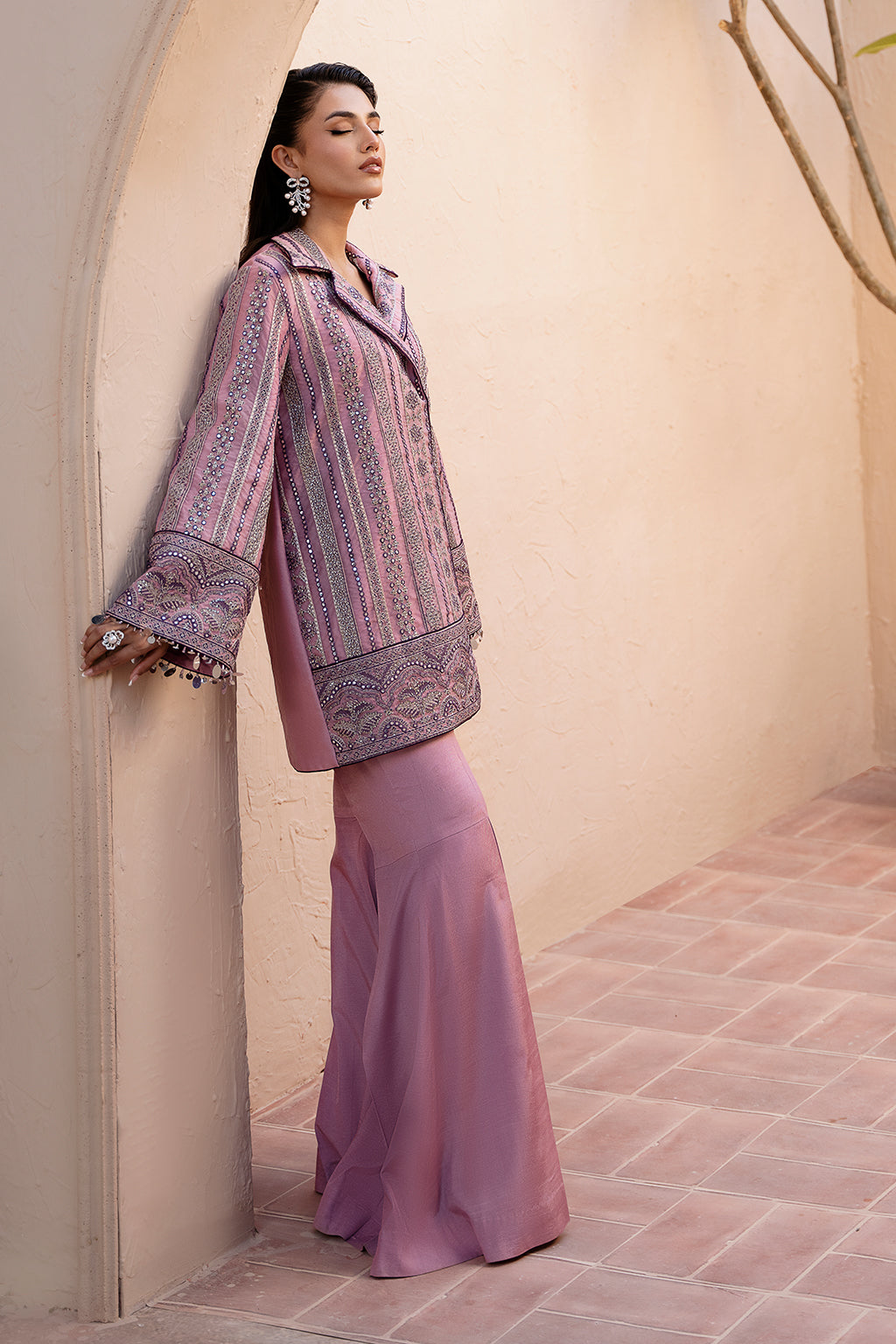 Zarposh Unstitched 2 Piece Formals Collection-Blume
