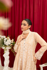 Manahils Stitched Formals K-113-Peach