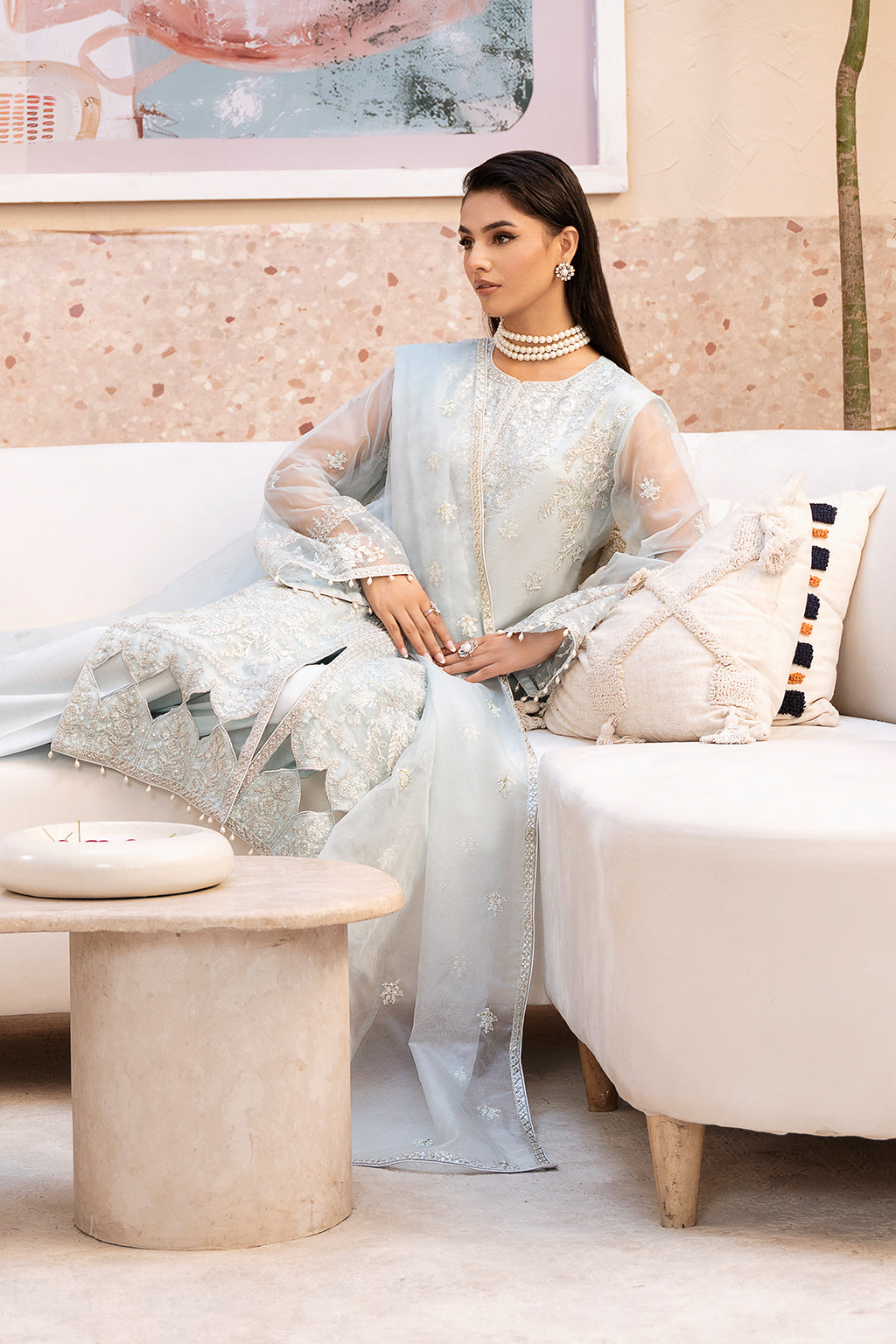 Zarposh Unstitched 3 Piece Formals Collection-Aysel