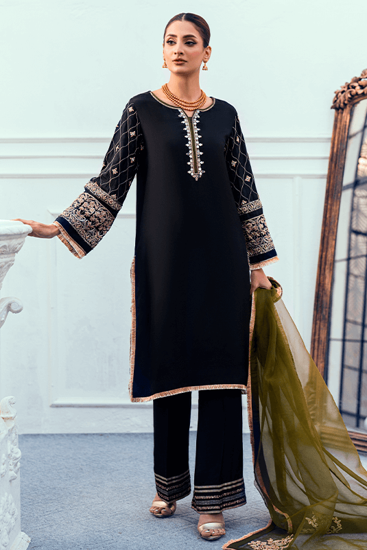 Andaaz By Zaaviay Stitched Mesaam (Three Piece)