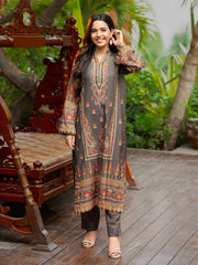 Tng By Md Stitched Collection-Miraas | 2 Piece | Printed | Olive