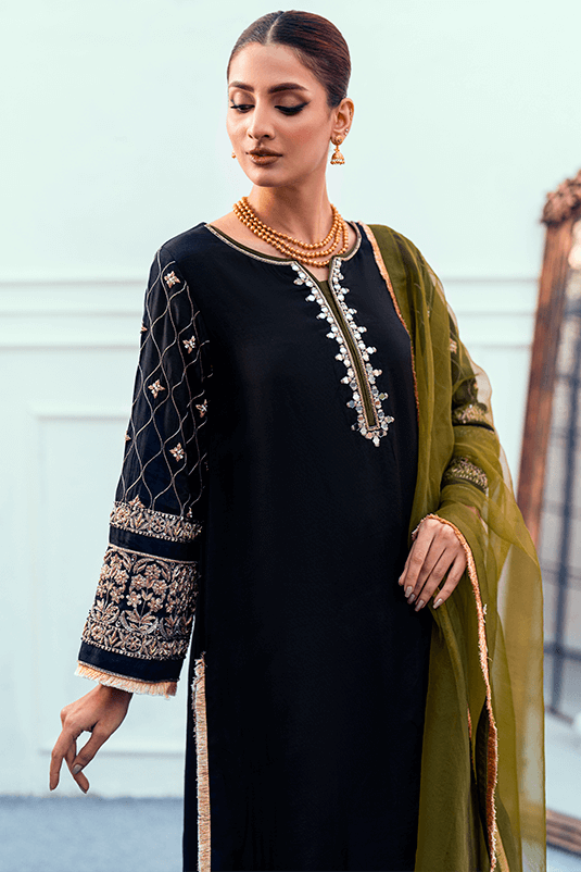 Andaaz By Zaaviay Stitched Mesaam (Three Piece)