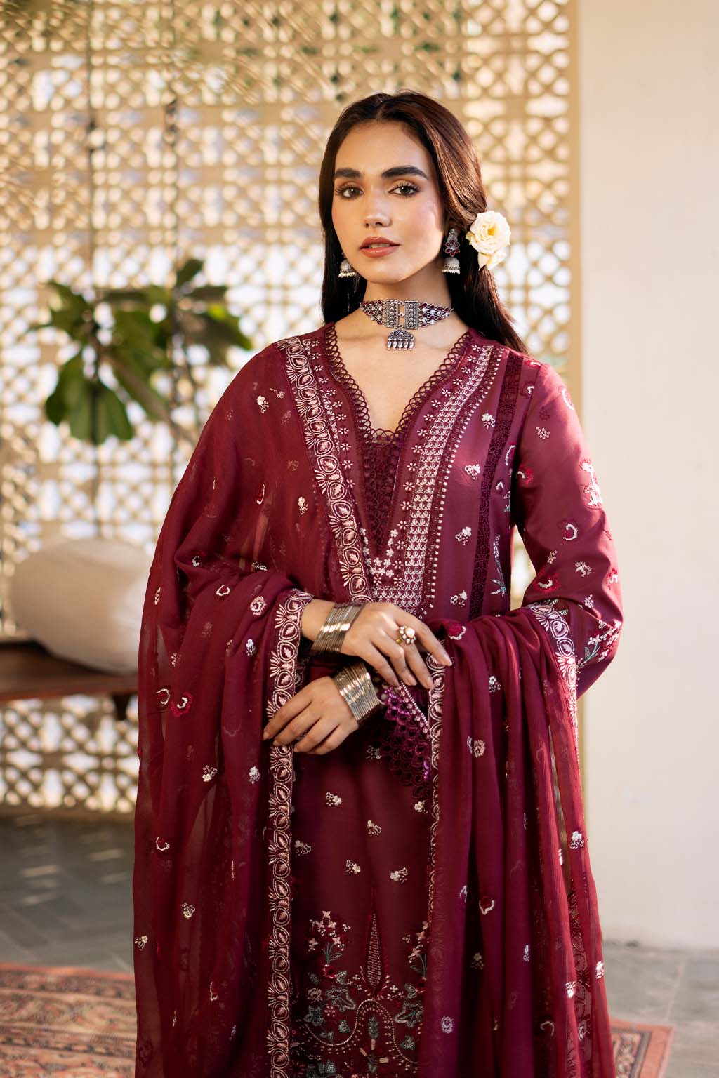 Zarposh Unstitched 3 Piece Lawn Collection-Nayirah