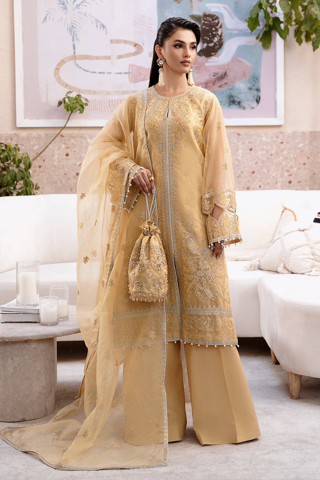 Zarposh Unstitched 3 Piece Formals Collection-Zard